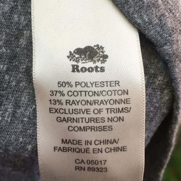 ROOTS pink & grey baseball tee - size XXL - Picture 6 of 7